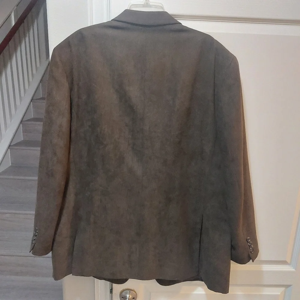 Andrew Fezza Men's Two Button Down Blazer Size 52L
